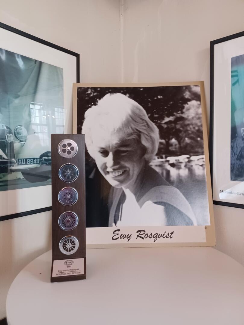 Ewy Rosqvist honorée au Hall of Fame de la FIVA